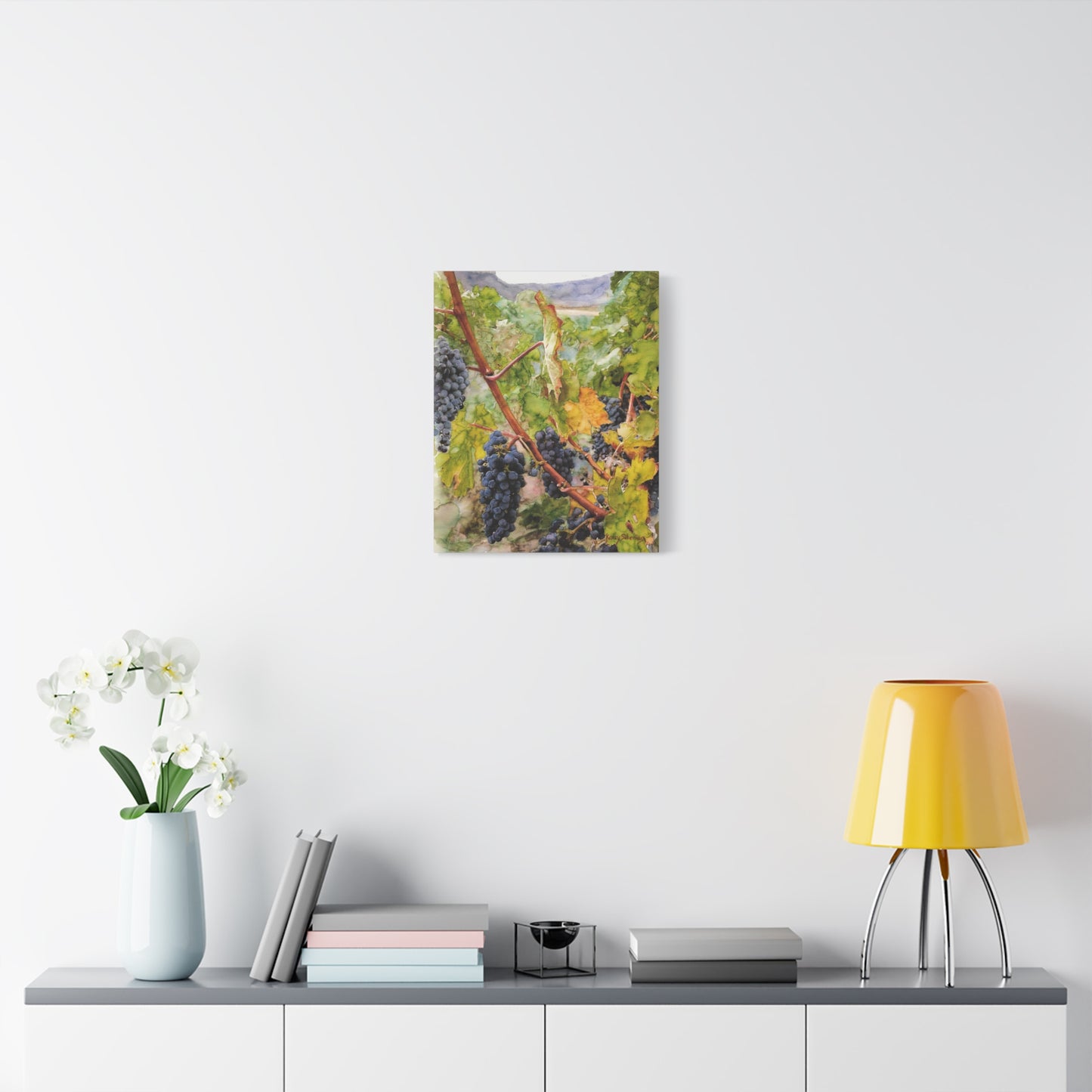 "Columbia Basin Merlot Grapes" Matte Canvas, Stretched, 1.25"
