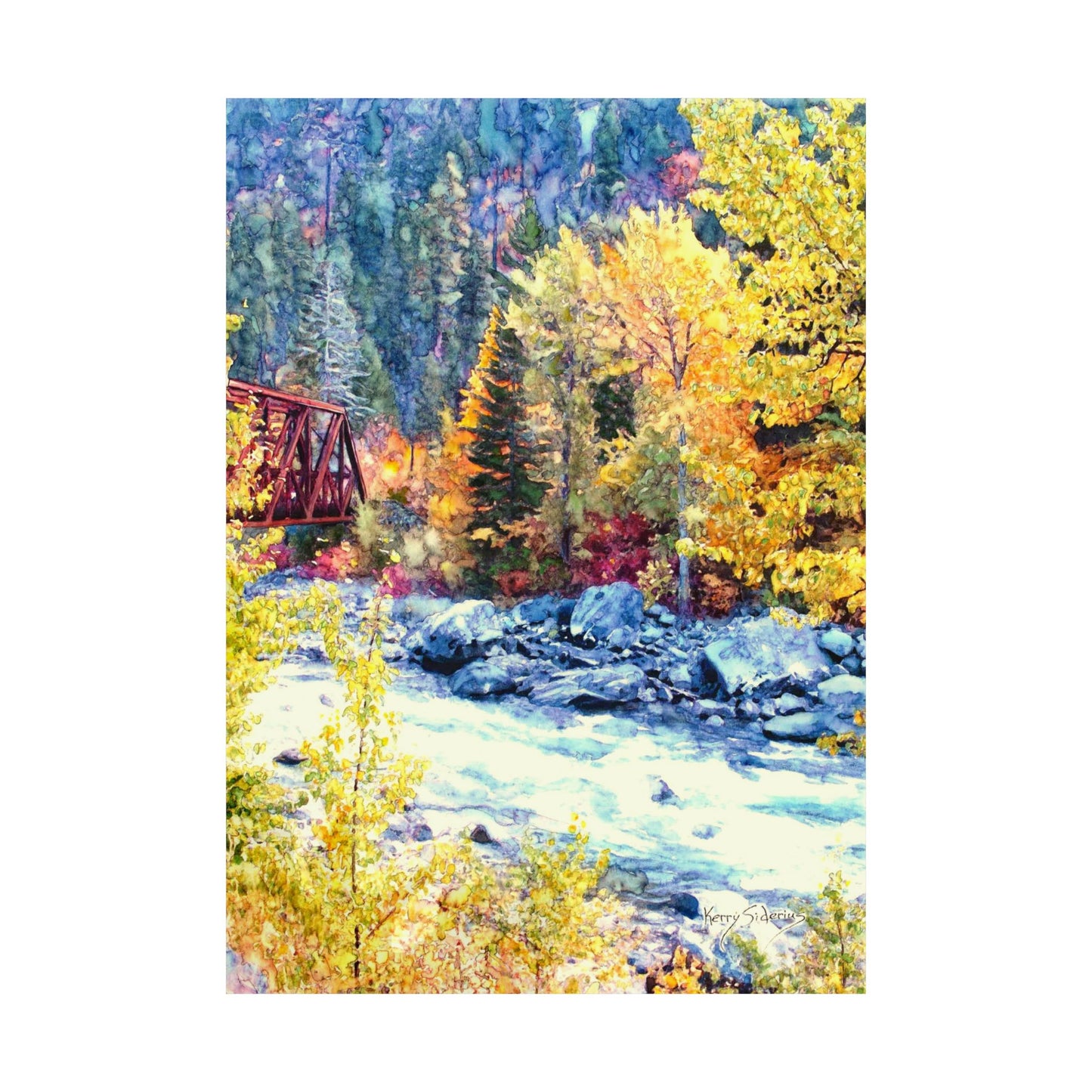 "The Bridge Over Tumwater Canyon" Matte Print