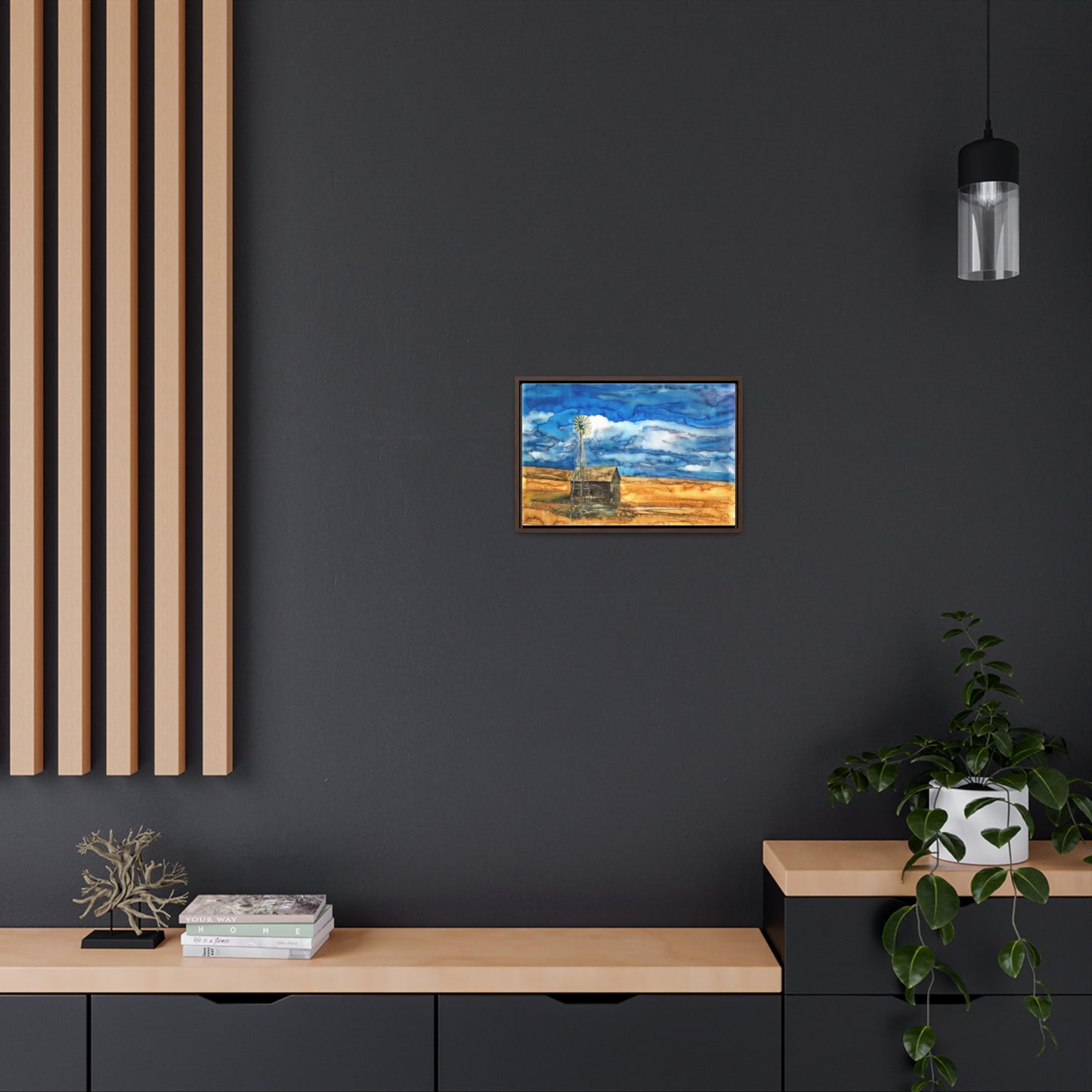 "Waterville Windmill" Gallery Wrapped Wood-Framed Canvas - Kerry Siderius Art