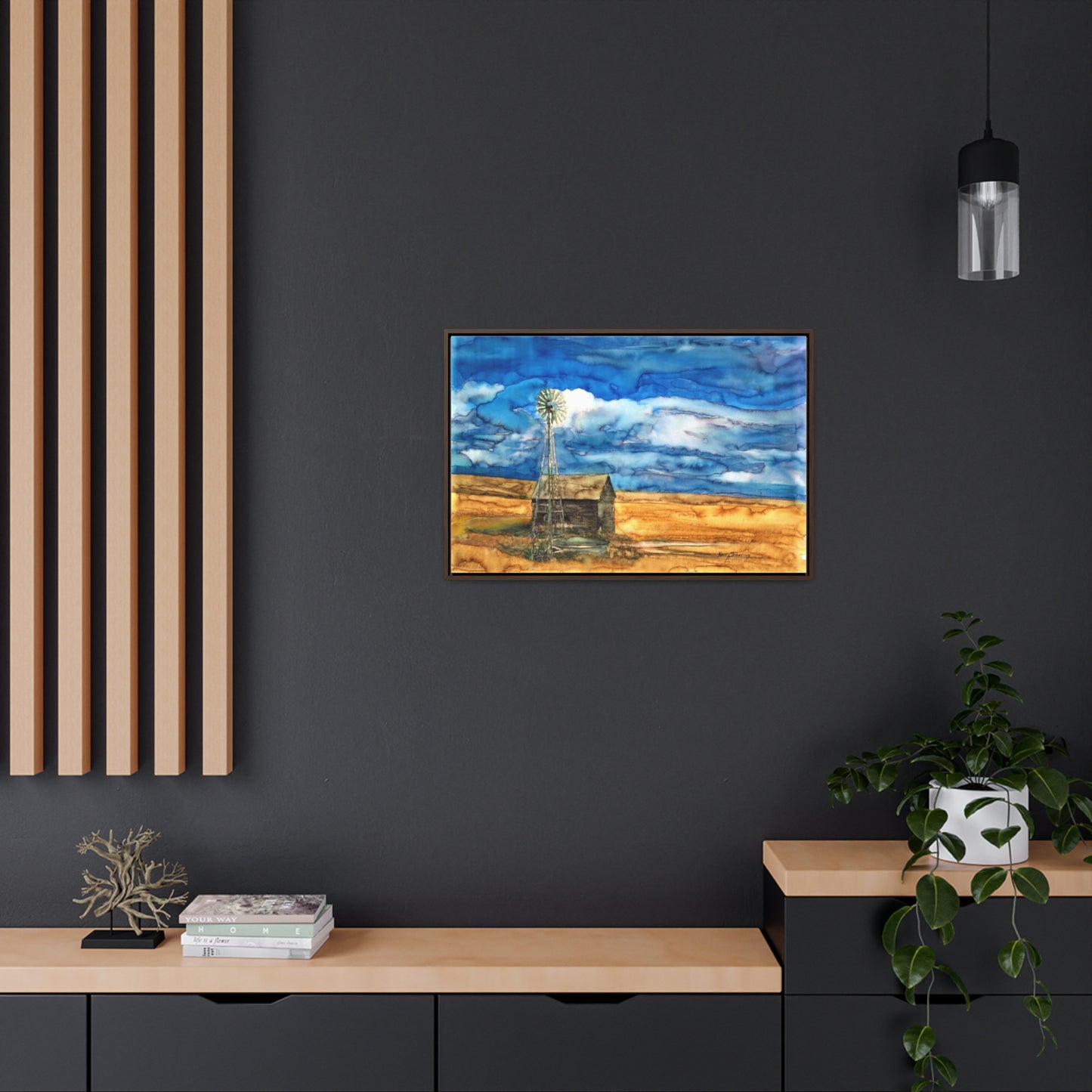 "Waterville Windmill" Gallery Wrapped Wood-Framed Canvas - Kerry Siderius Art