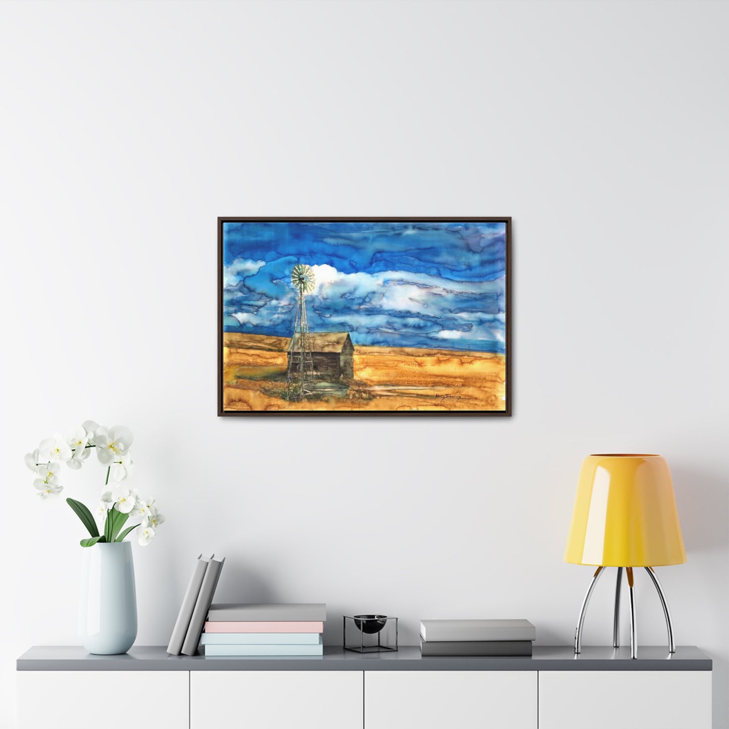 "Waterville Windmill" Gallery Wrapped Wood-Framed Canvas - Kerry Siderius Art