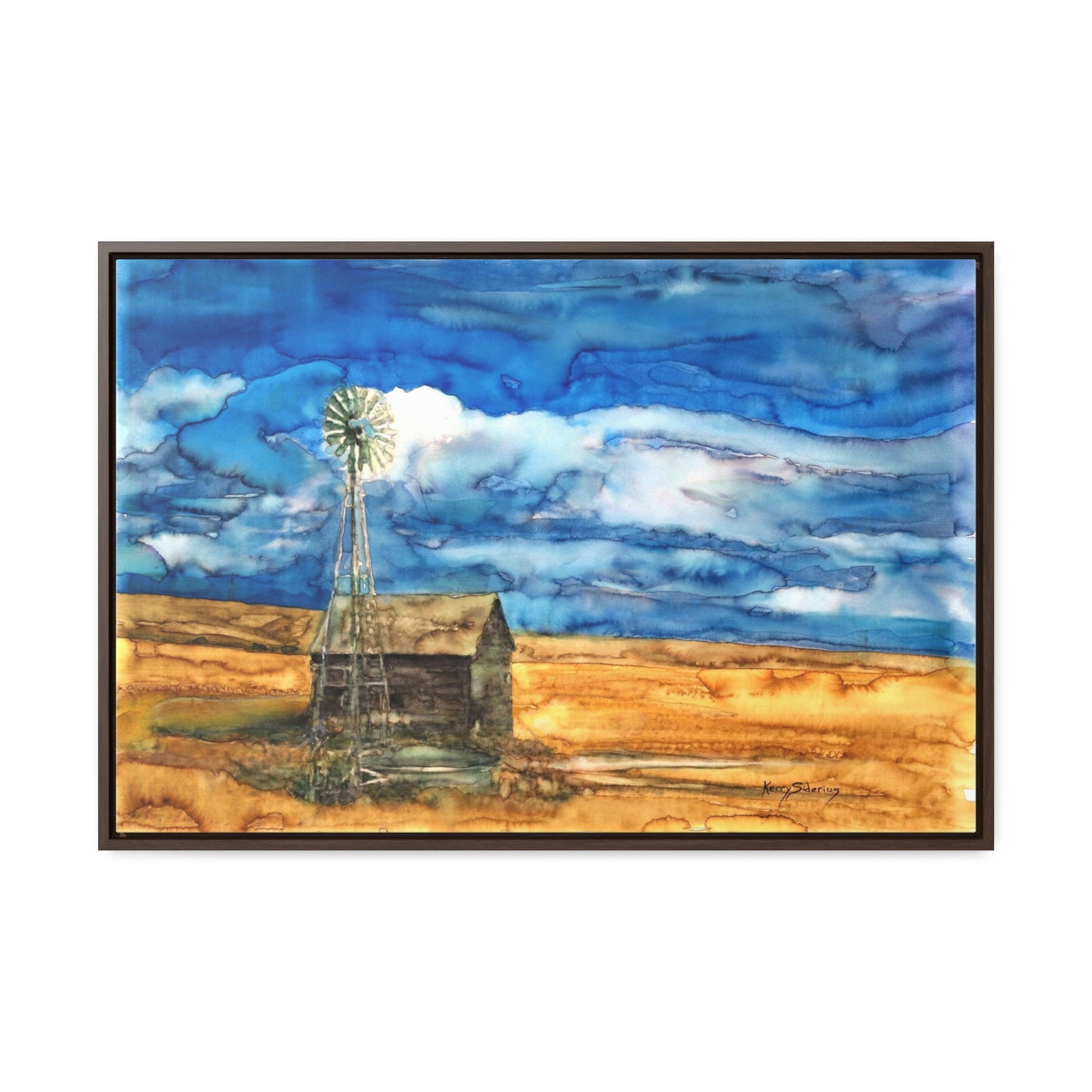 "Waterville Windmill" Gallery Wrapped Wood-Framed Canvas - Kerry Siderius Art