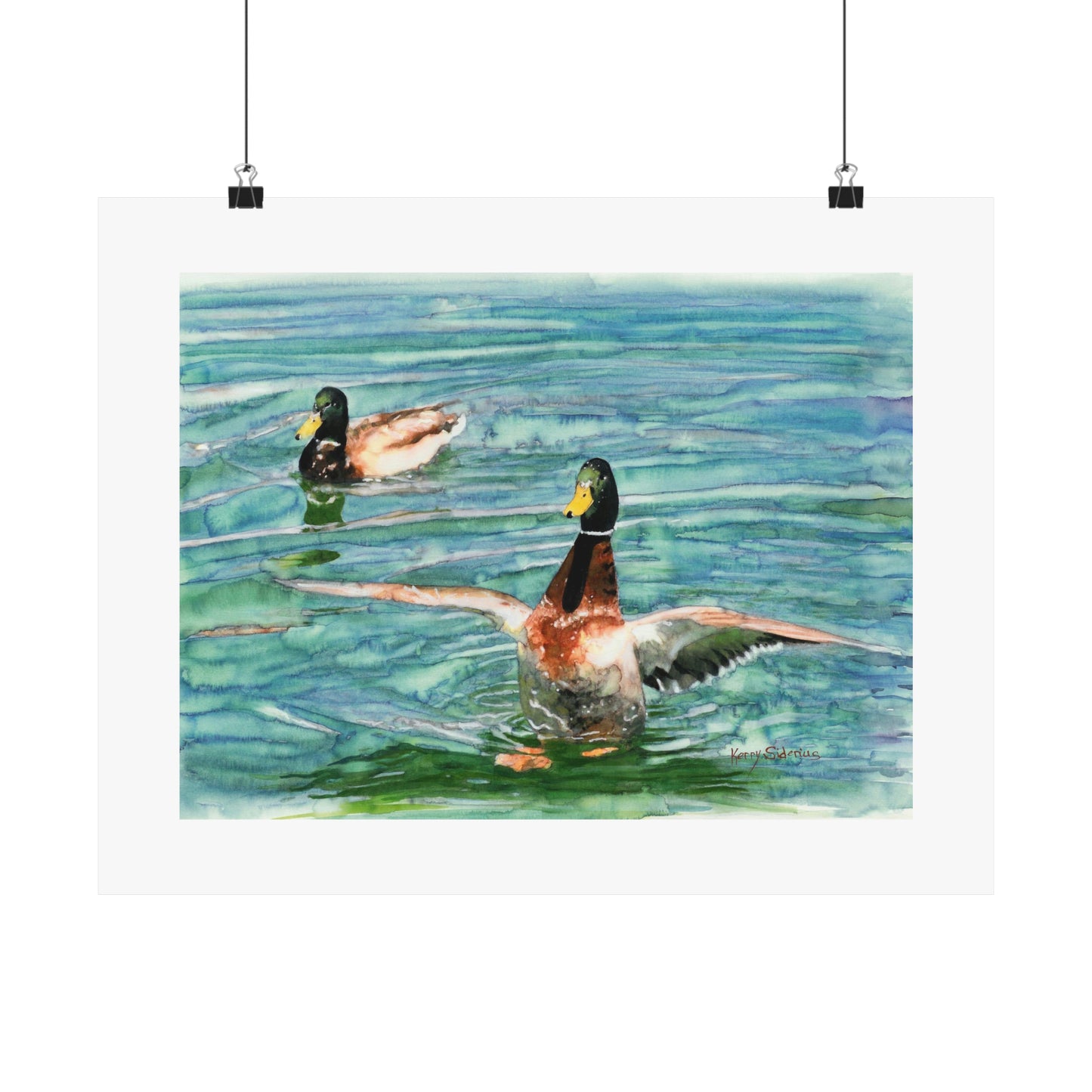 "Lake Chelan Landing, Mallards" Archival Print