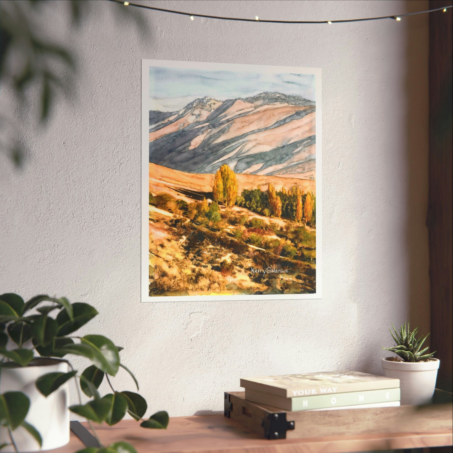 "Wenatchee Fall Hillside" Matte Print