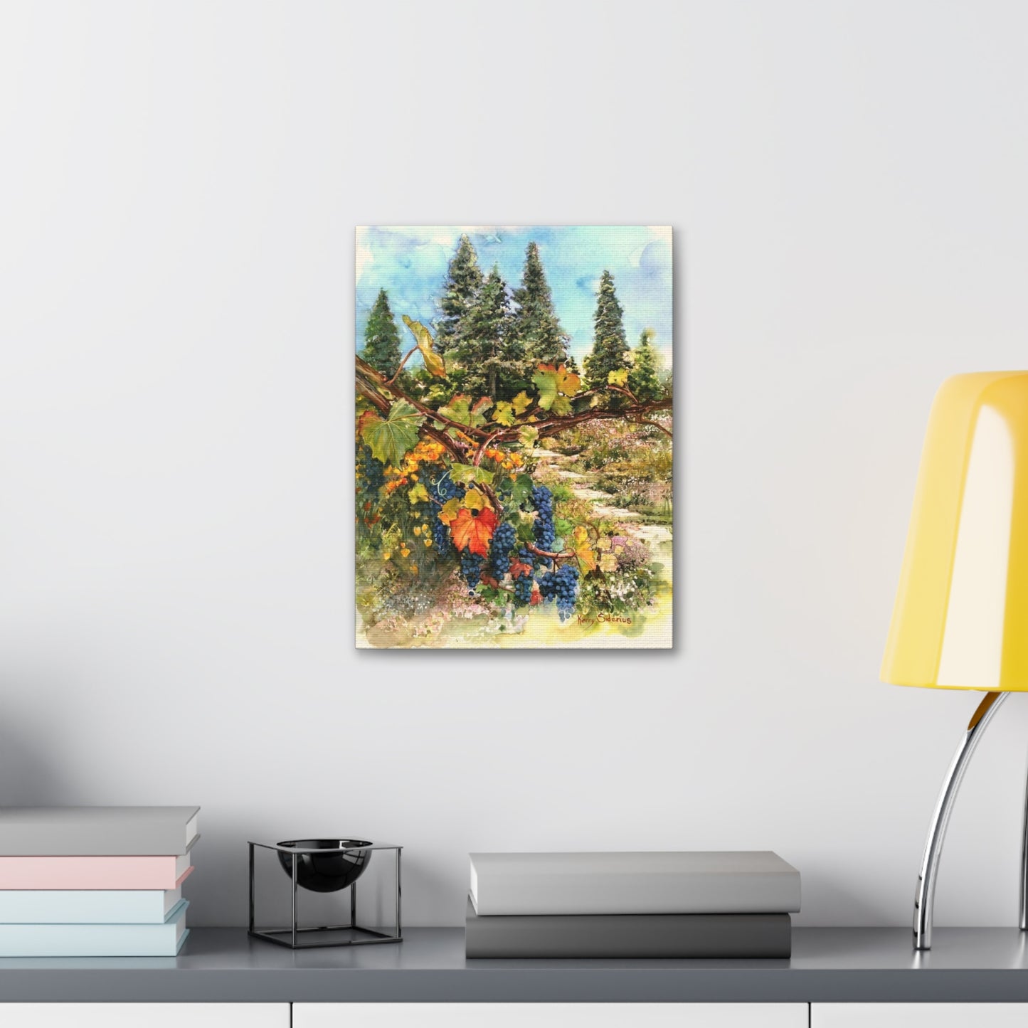 "Ohme Garden's Grapevines" Gallery Wrapped Canvas - Kerry Siderius Art