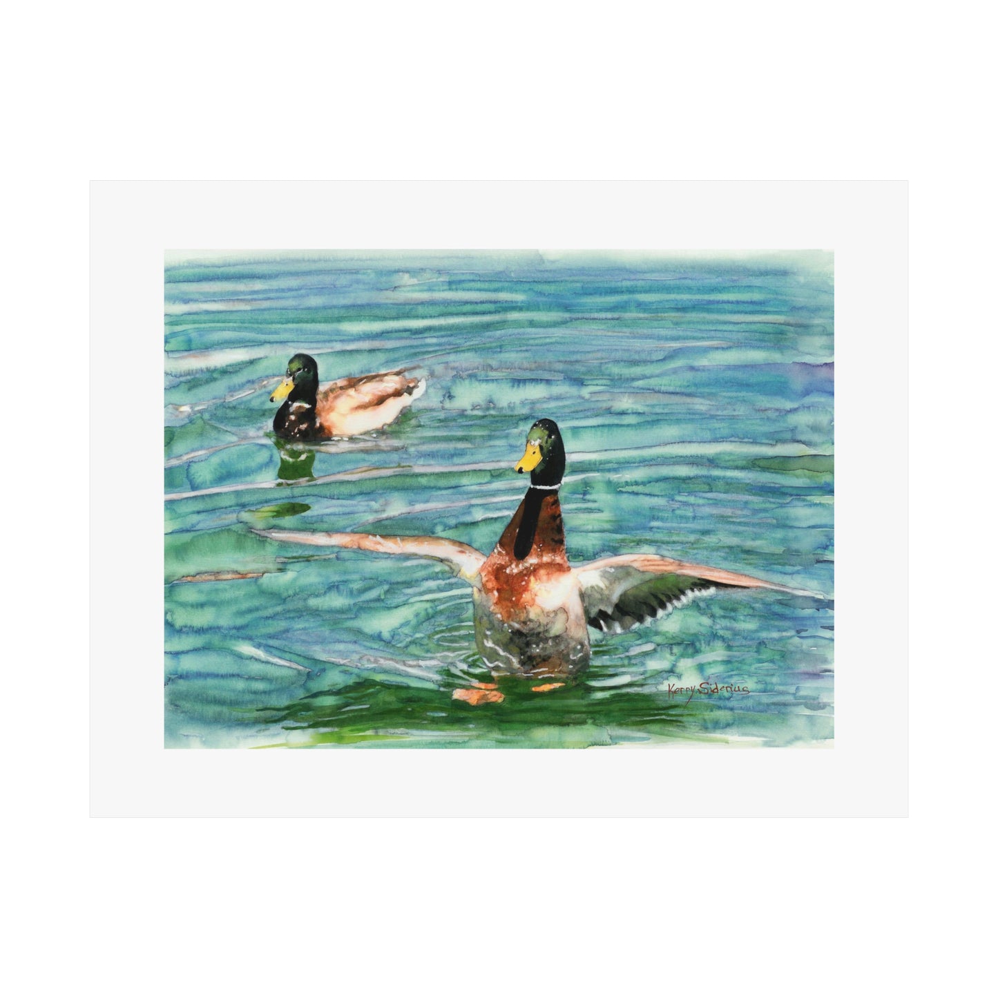 "Lake Chelan Landing, Mallards" Archival Print