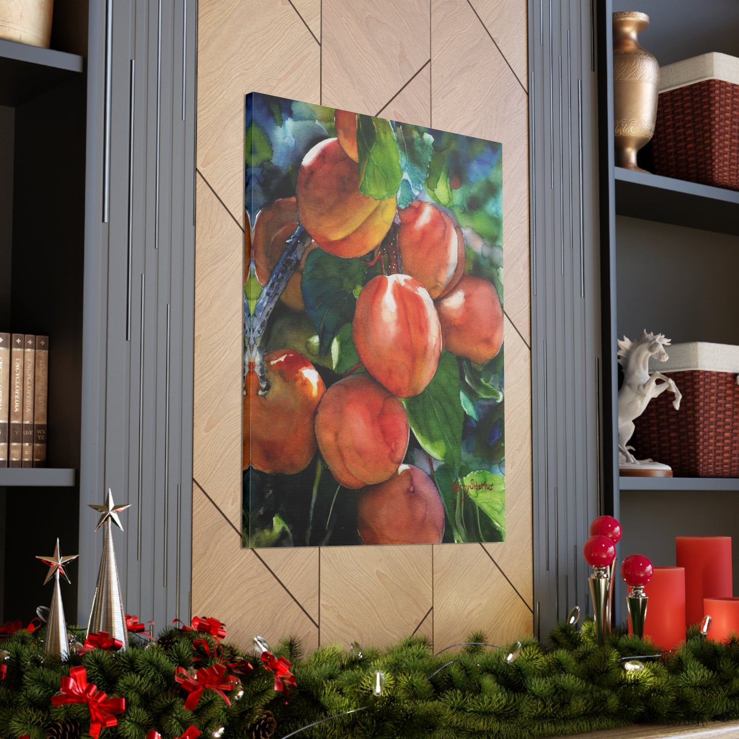 "Peaches Ripe and Ready to be Picked" Gallery Wrapped Canvas
