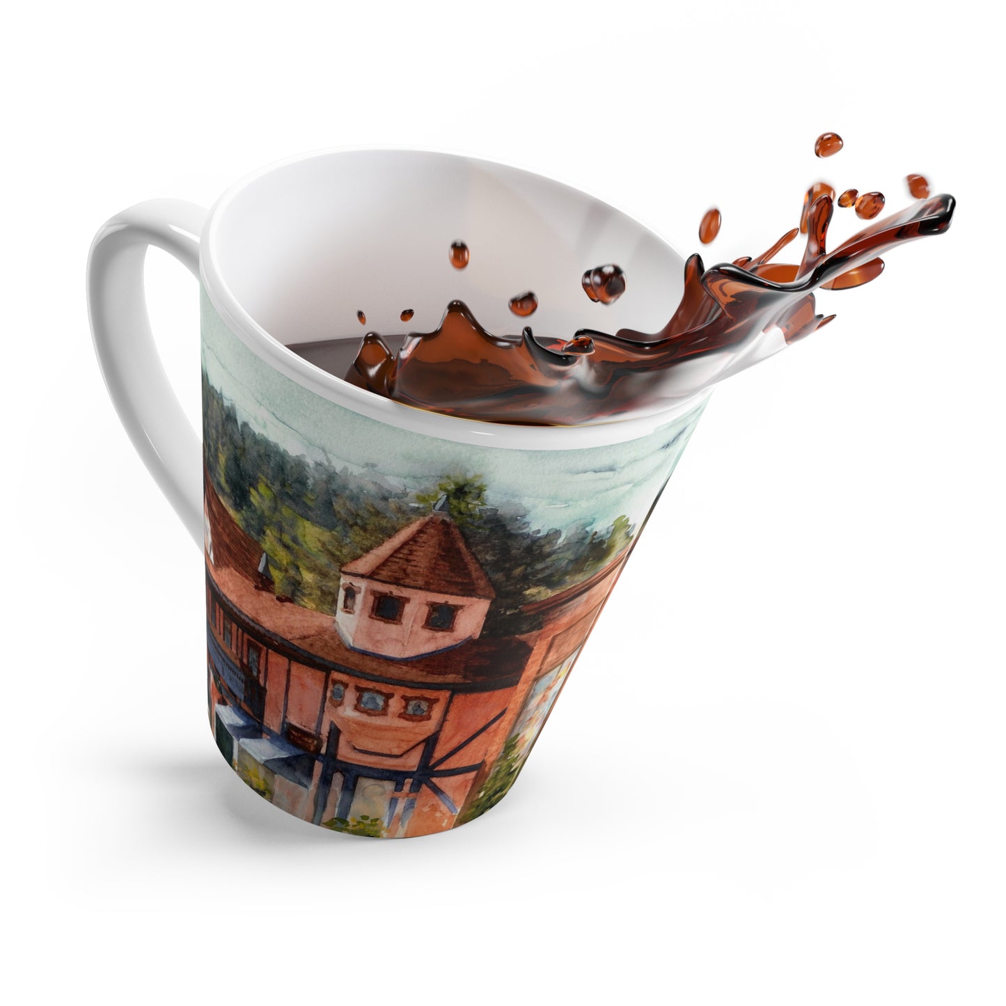"Leavenworth Street" Latte Mug - Kerry Siderius Art