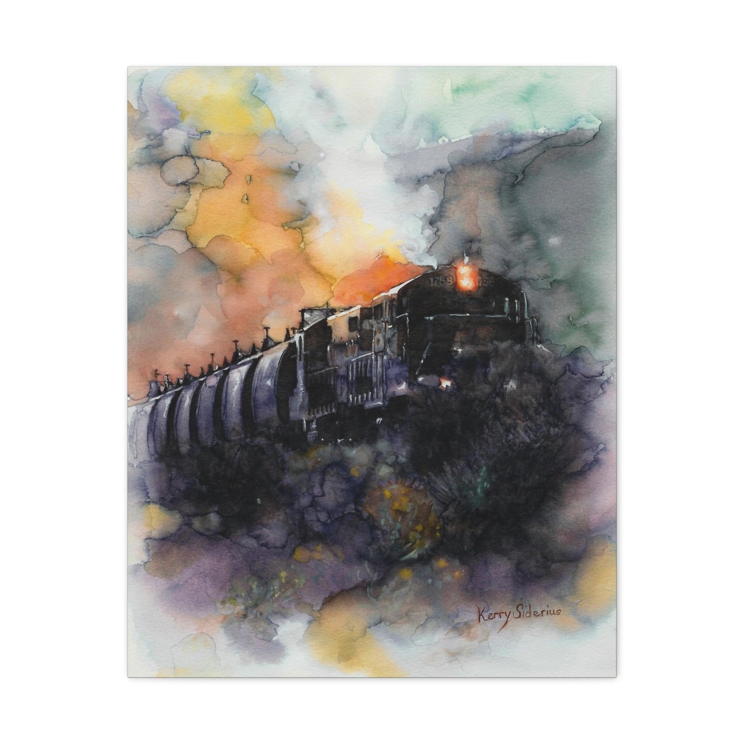 "Wenatchee to Omak and Back" Canvas Gallery Wrap