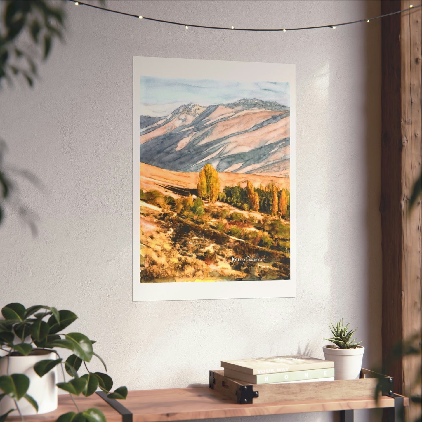 "Wenatchee Fall Hillside" Matte Print