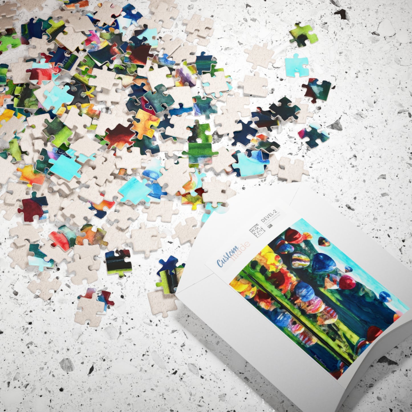 Hot Air Balloons In Quincy Puzzle (110 Pieces)