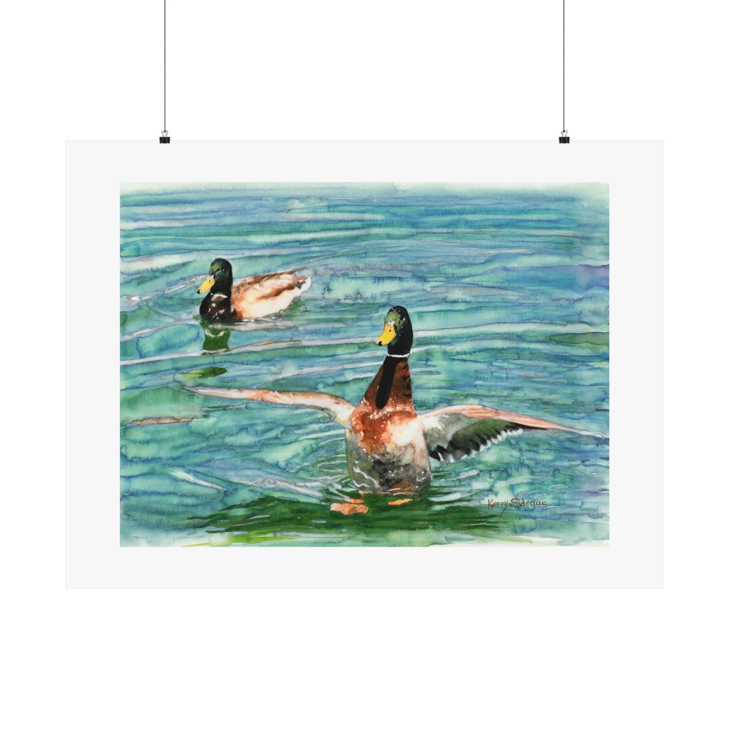 "Lake Chelan Landing, Mallards" Archival Print
