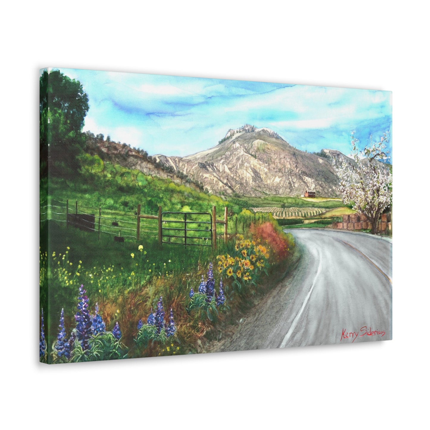 "The Road Home" Gallery Wrapped Canvas - Kerry Siderius Art