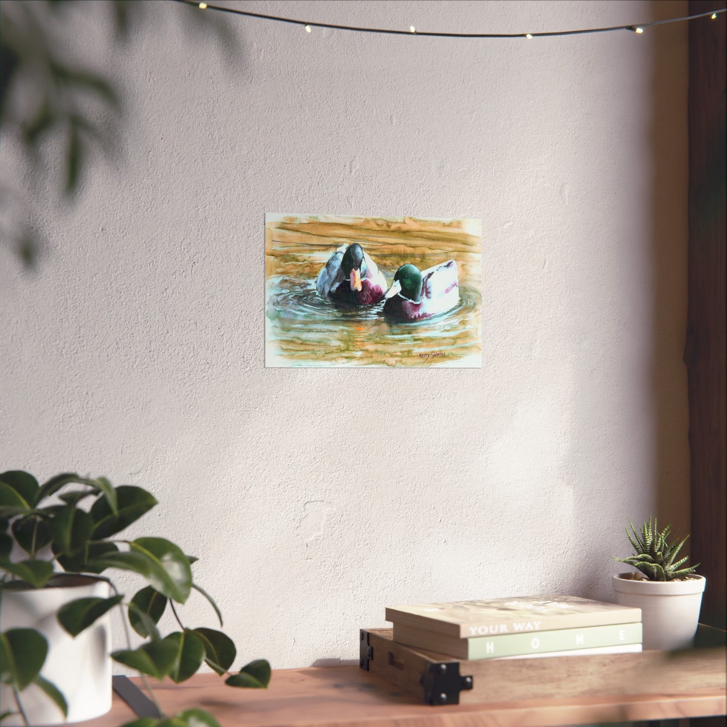 "Lake Chelan Duck Buddies" Giclee Archival Print