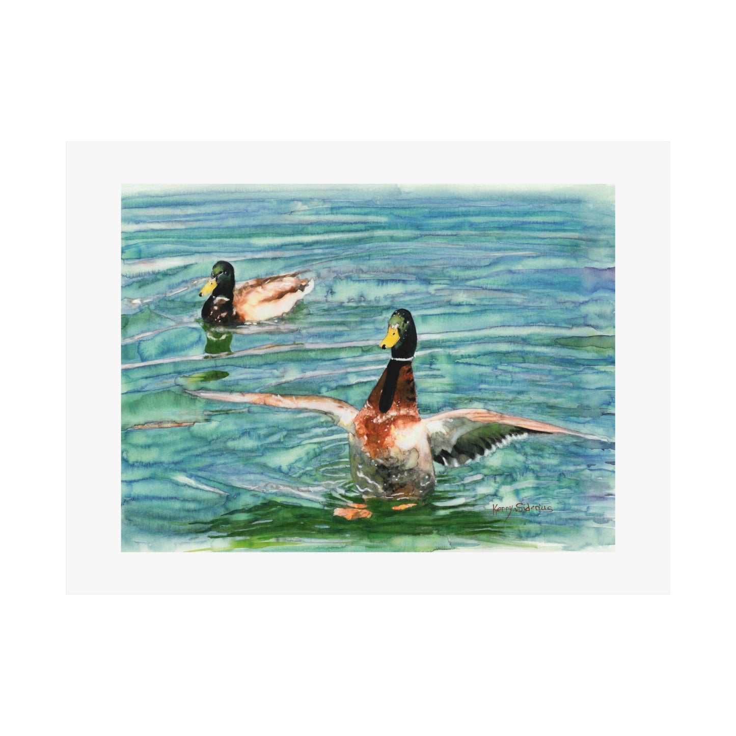 "Lake Chelan Landing, Mallards" Archival Print