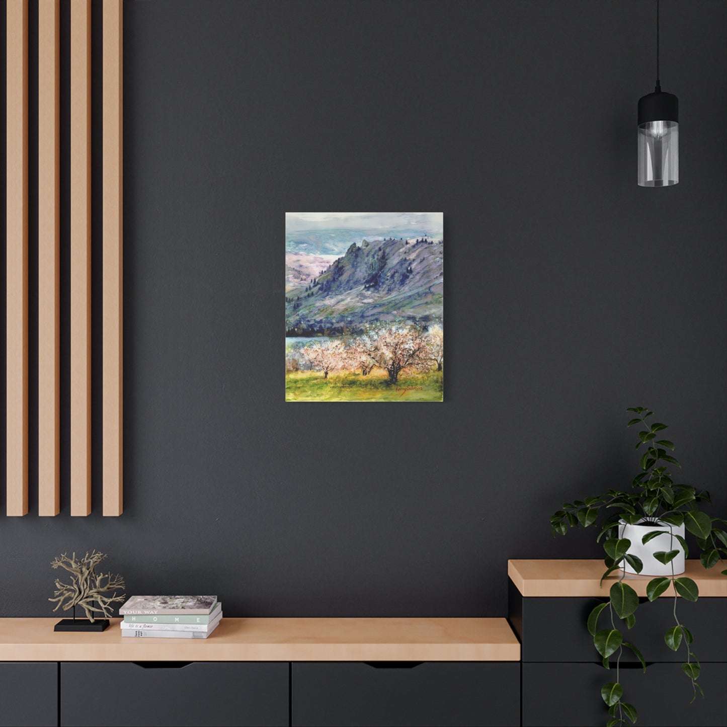 Artistic Landscape Canvas Print - Nature Wall Art, Home Decor, Gift for Nature Lovers, Landscape Artwork, Wall Decoration