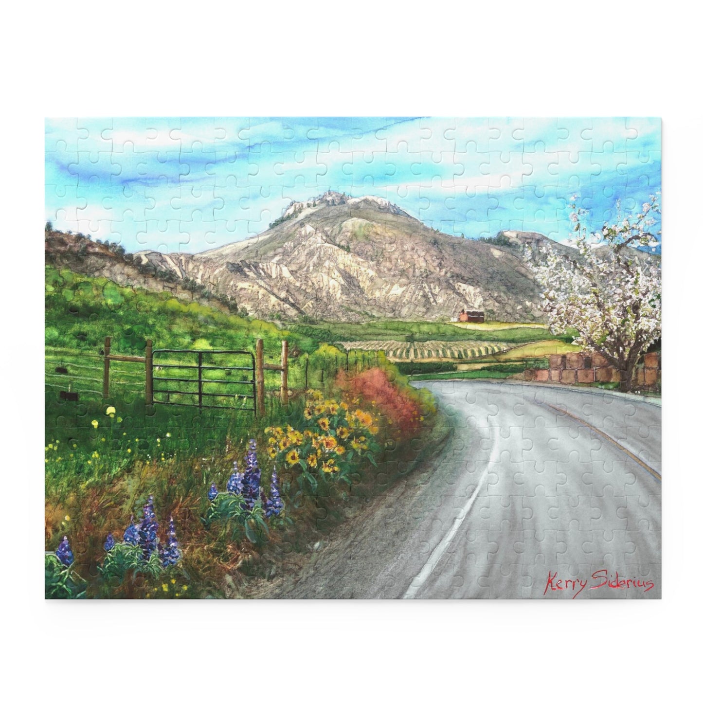 "The Road Home" Puzzle (252 Piece) - Kerry Siderius Art