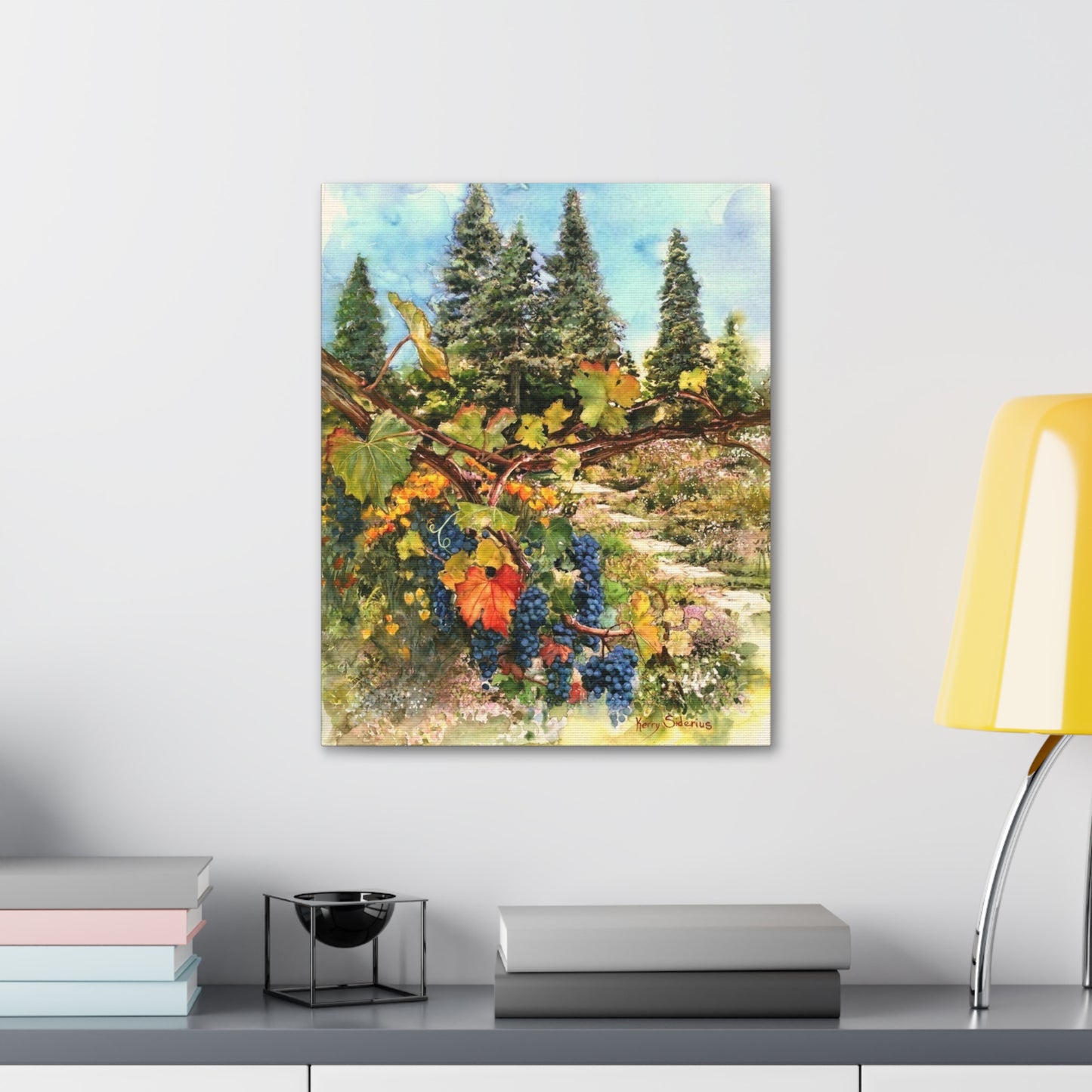 "Ohme Garden's Grapevines" Gallery Wrapped Canvas - Kerry Siderius Art