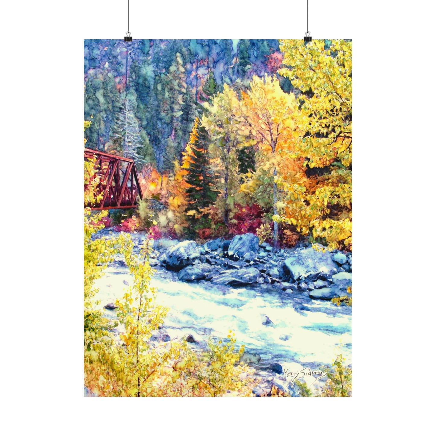 "The Bridge Over Tumwater Canyon" Matte Print