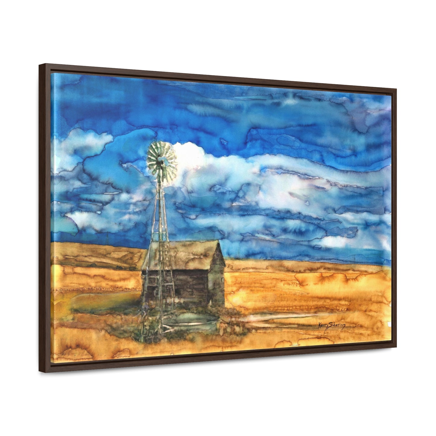 "Waterville Windmill" Gallery Wrapped Wood-Framed Canvas - Kerry Siderius Art