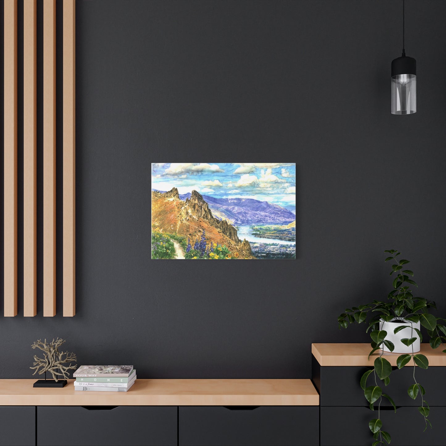 "Saddle Rock View to Rocky Reach" Gallery Wrapped Canvas - Kerry Siderius Art
