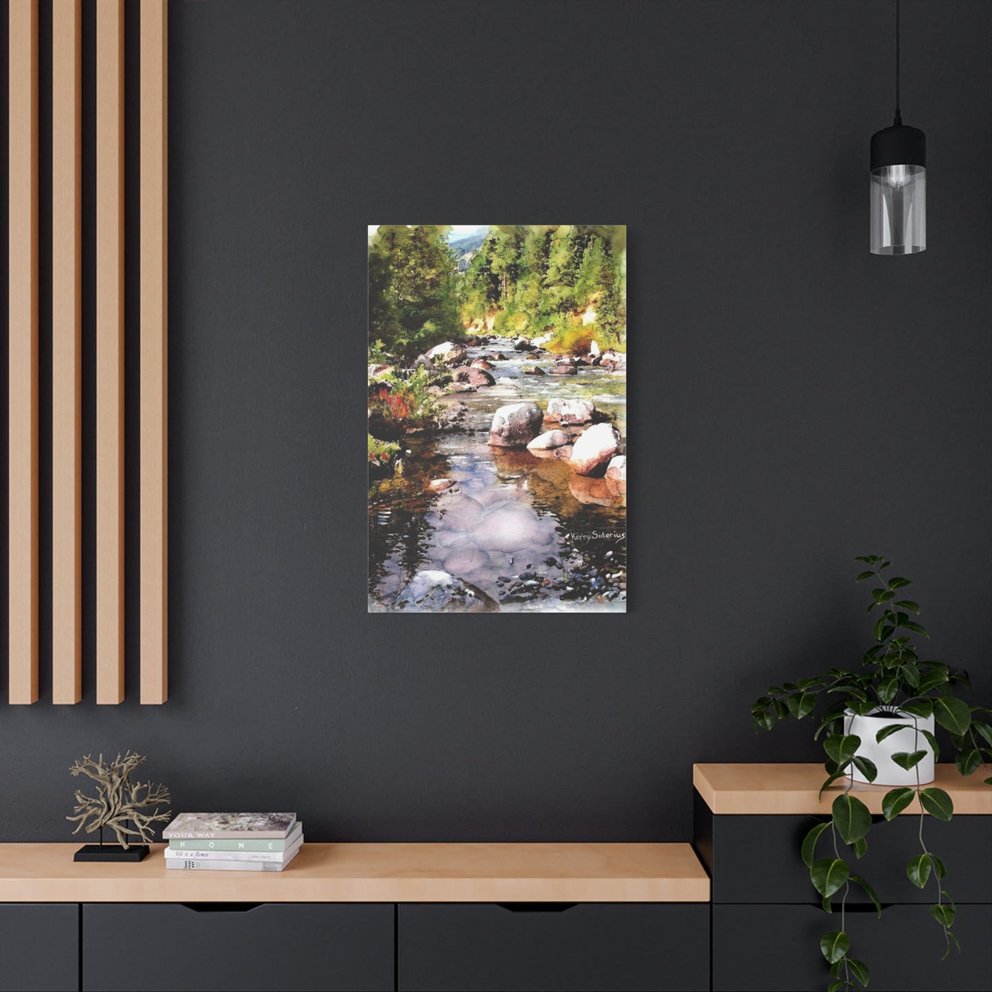 "Blewett Pass River" Matte Canvas, Stretched, 1.25"