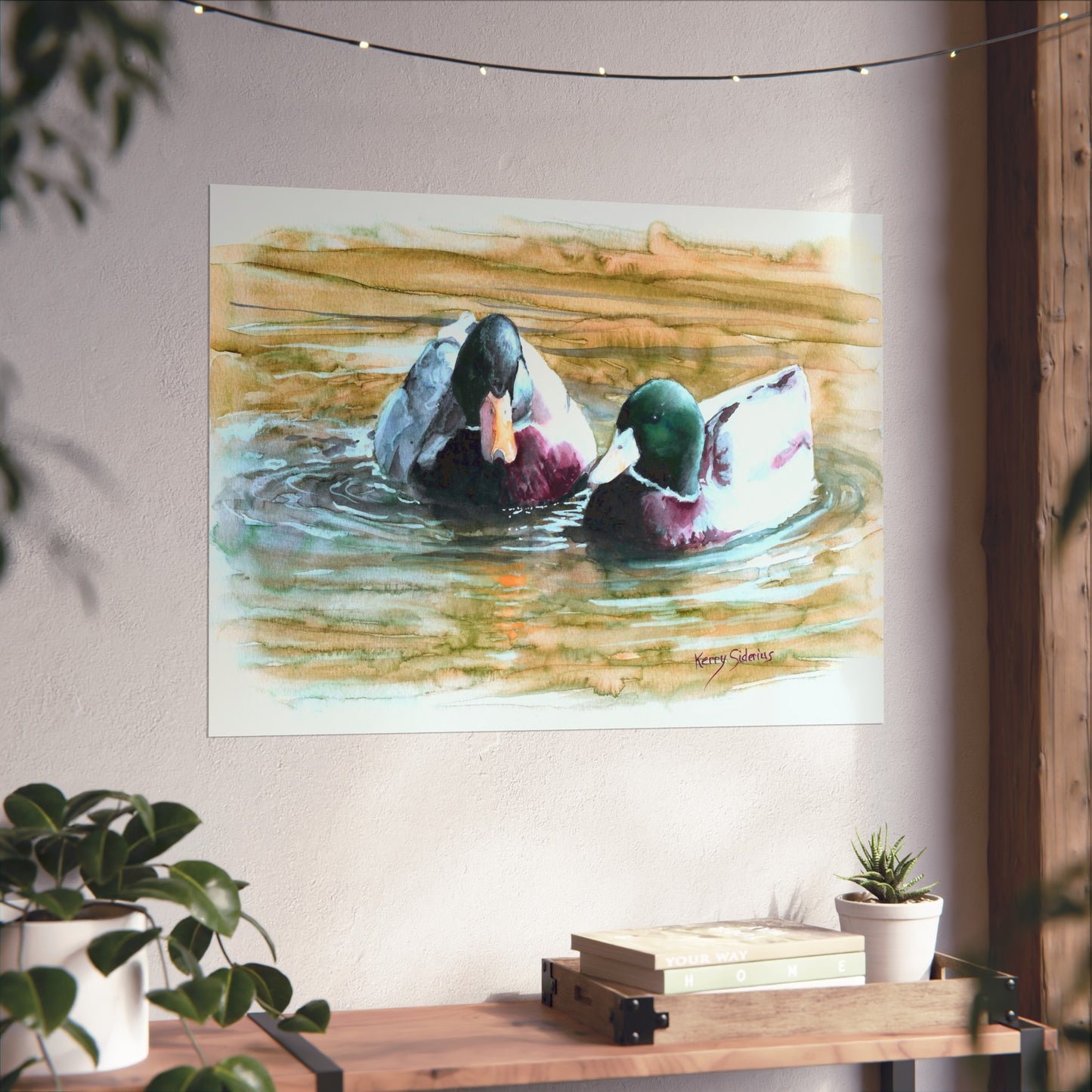 "Lake Chelan Duck Buddies" Giclee Archival Print