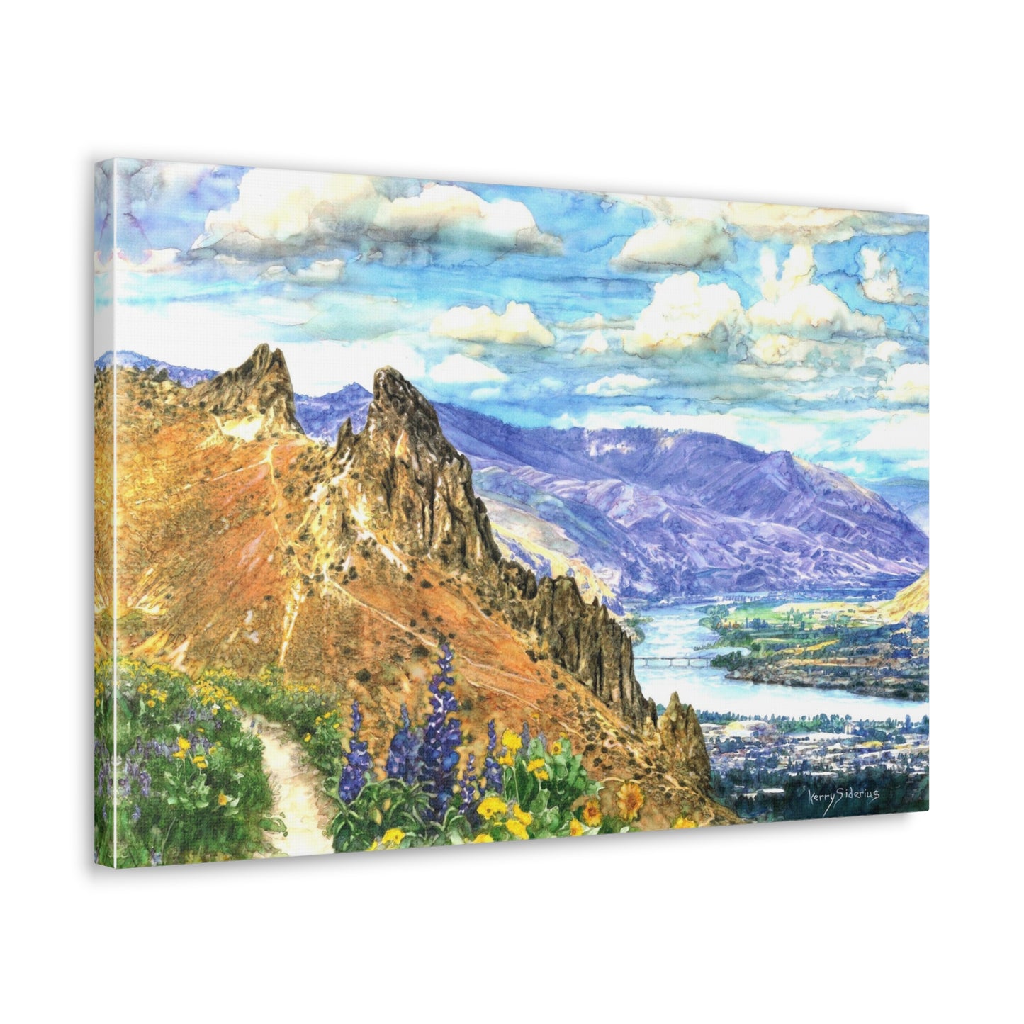 "Saddle Rock View to Rocky Reach" Gallery Wrapped Canvas - Kerry Siderius Art