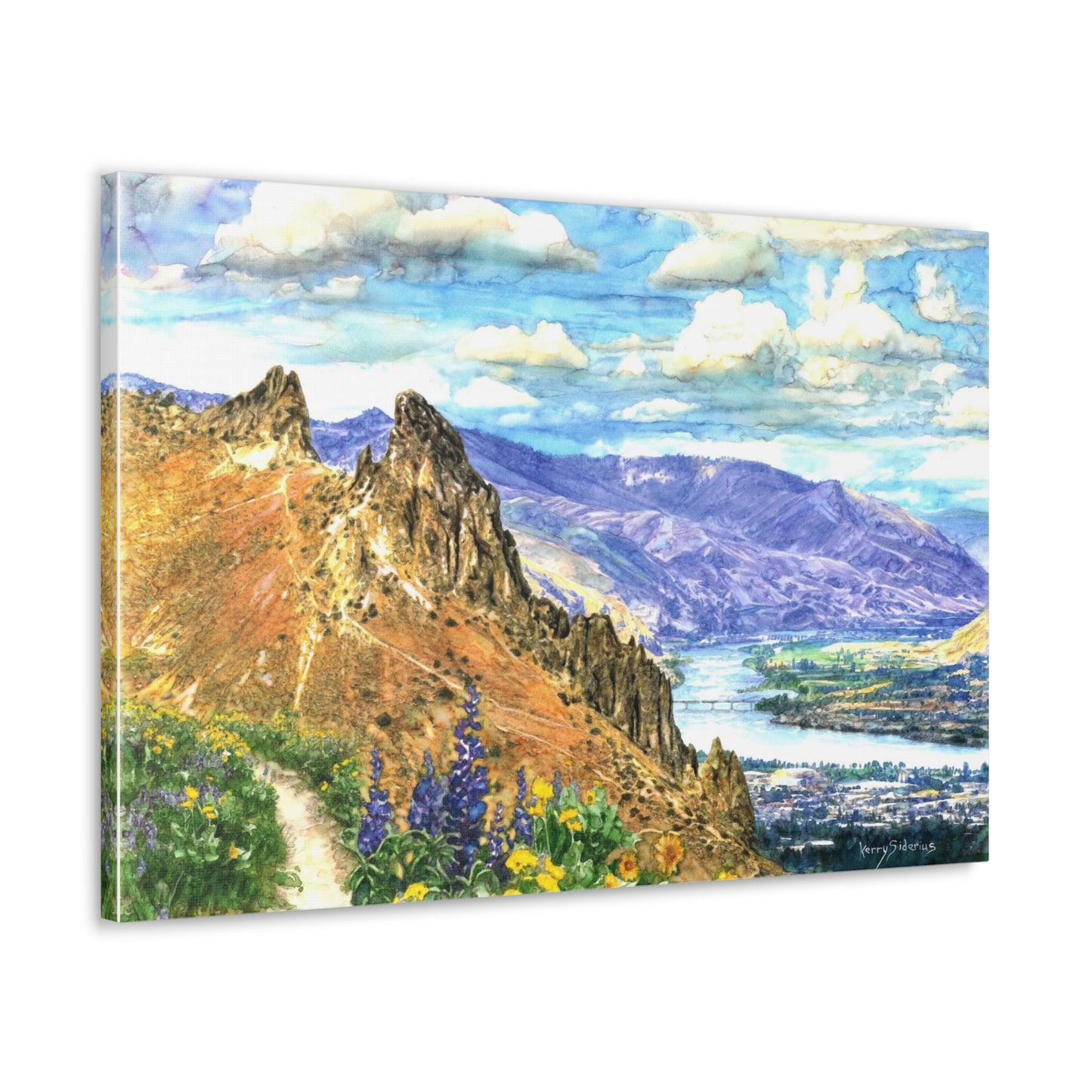 "Saddle Rock View to Rocky Reach" Gallery Wrapped Canvas - Kerry Siderius Art