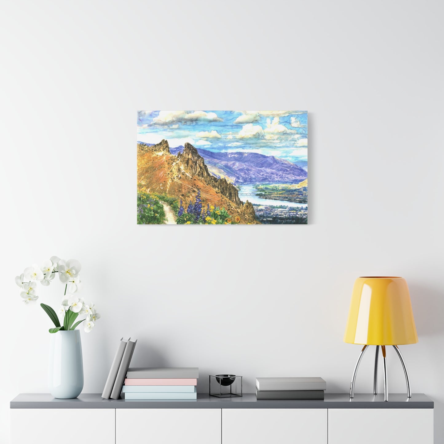 "Saddle Rock View to Rocky Reach" Gallery Wrapped Canvas - Kerry Siderius Art
