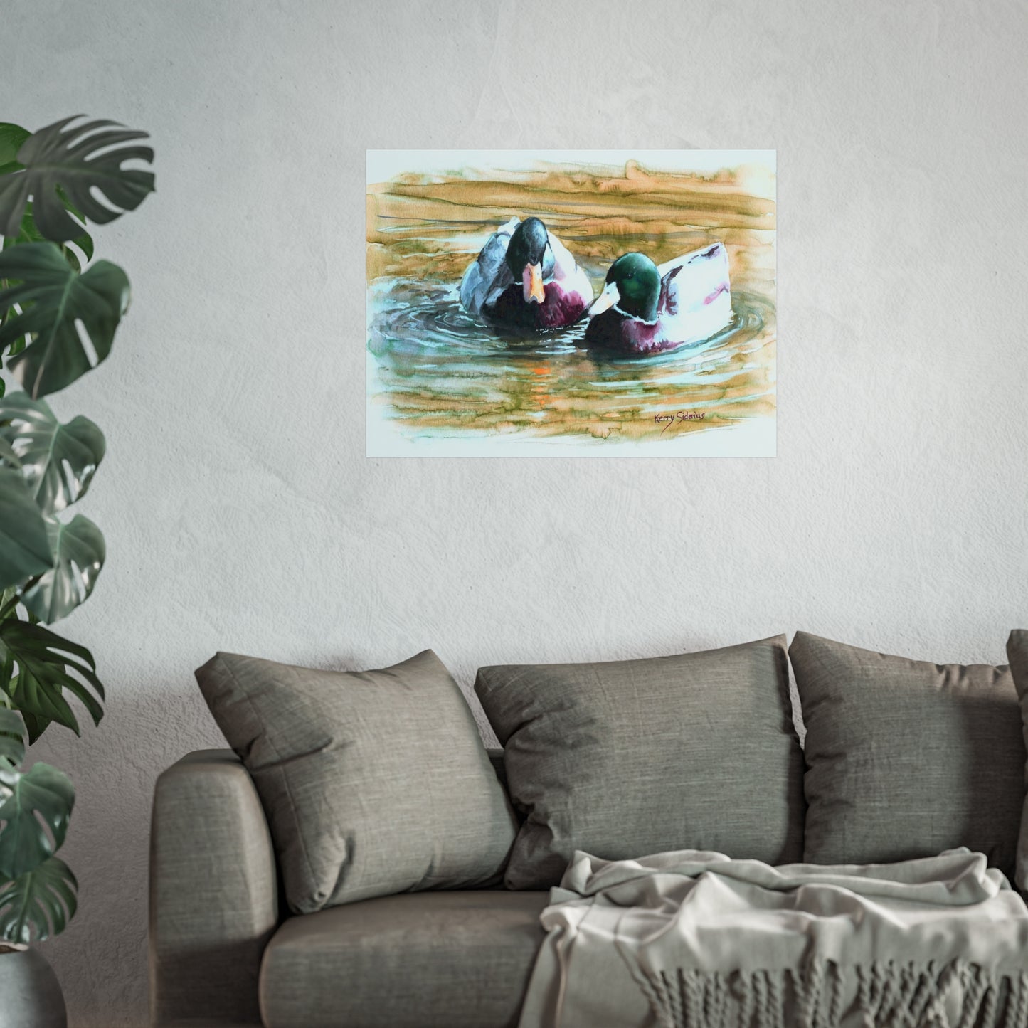 "Lake Chelan Duck Buddies" Giclee Archival Print