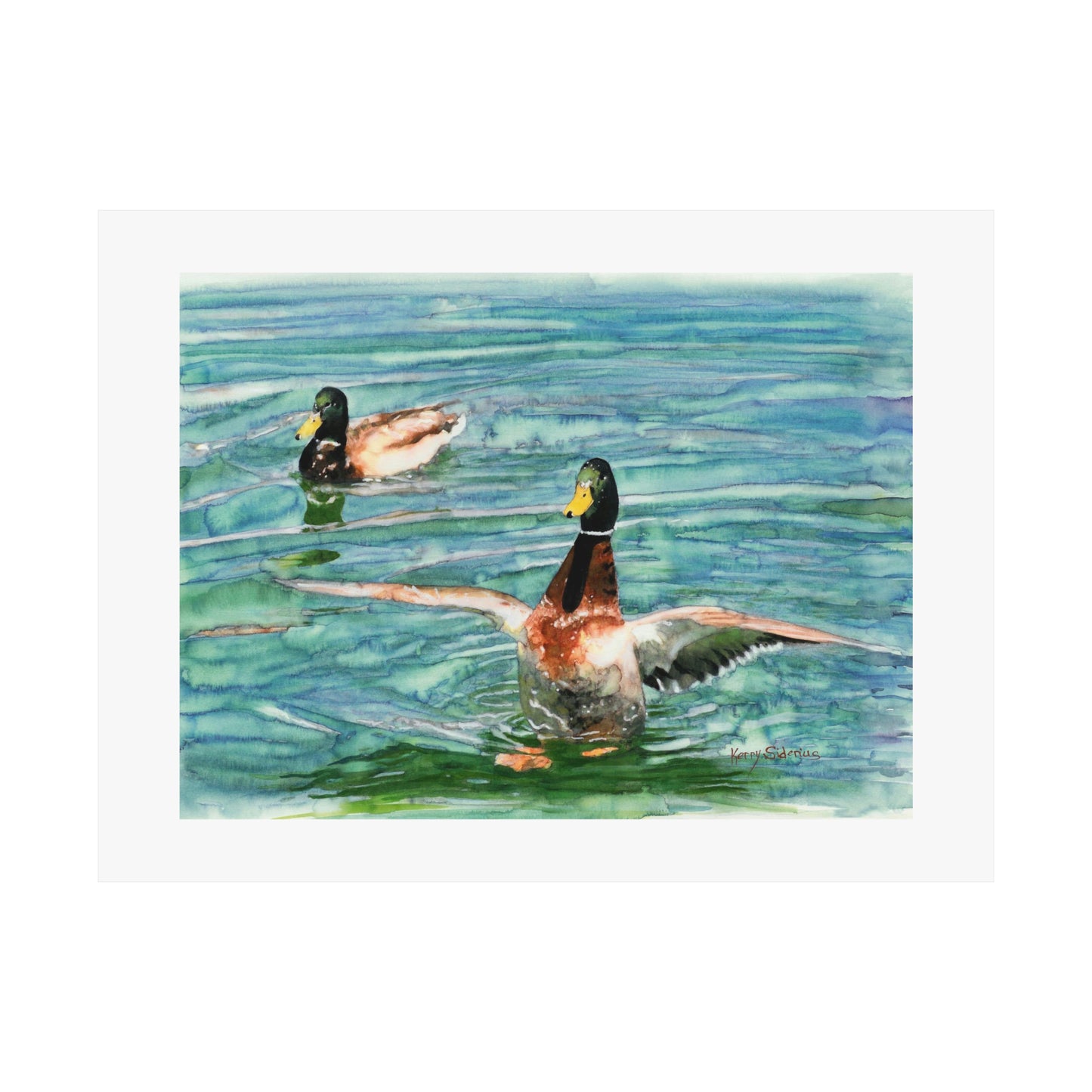 "Lake Chelan Landing, Mallards" Archival Print