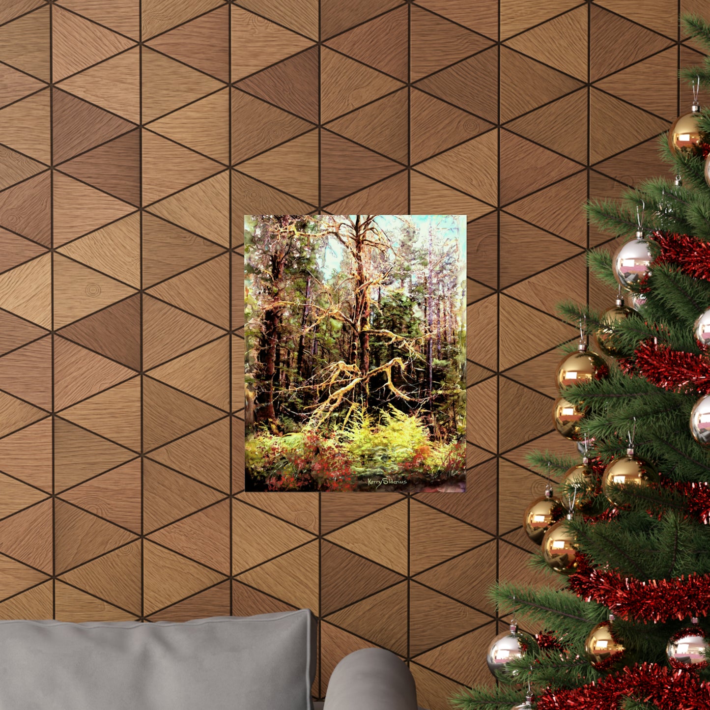 "Mossy Tree on Snoqualmie Pass" Archival Poster Print