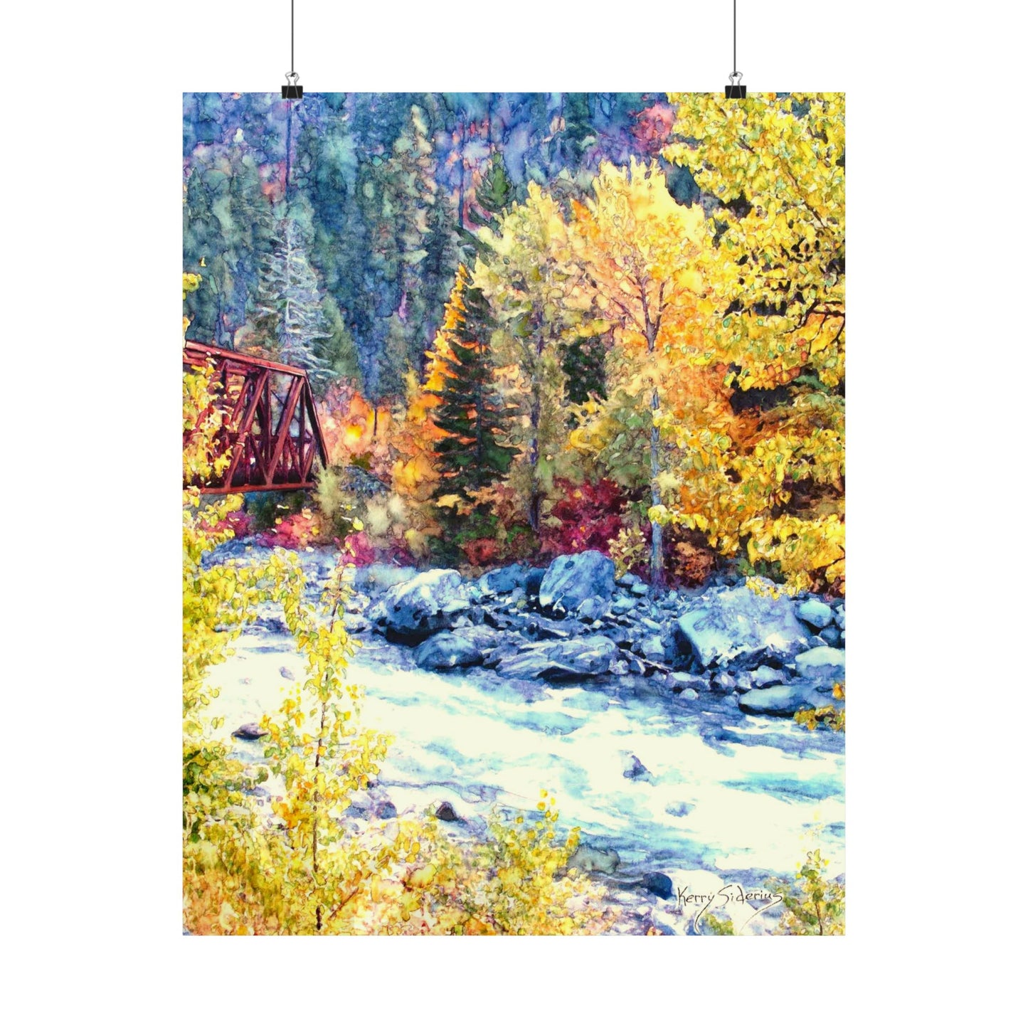 "The Bridge Over Tumwater Canyon" Matte Print