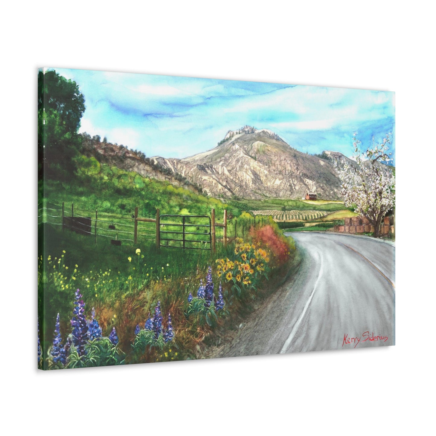 "The Road Home" Gallery Wrapped Canvas - Kerry Siderius Art