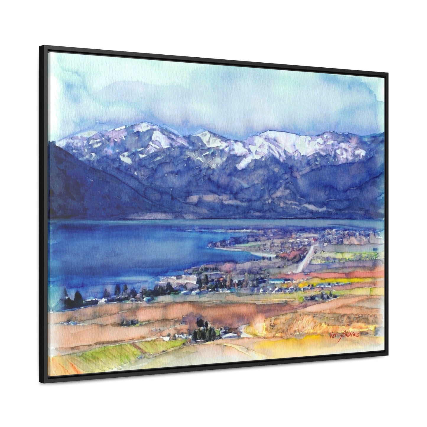 "Wapato Point, April" Poplar Wood Framed Canvas