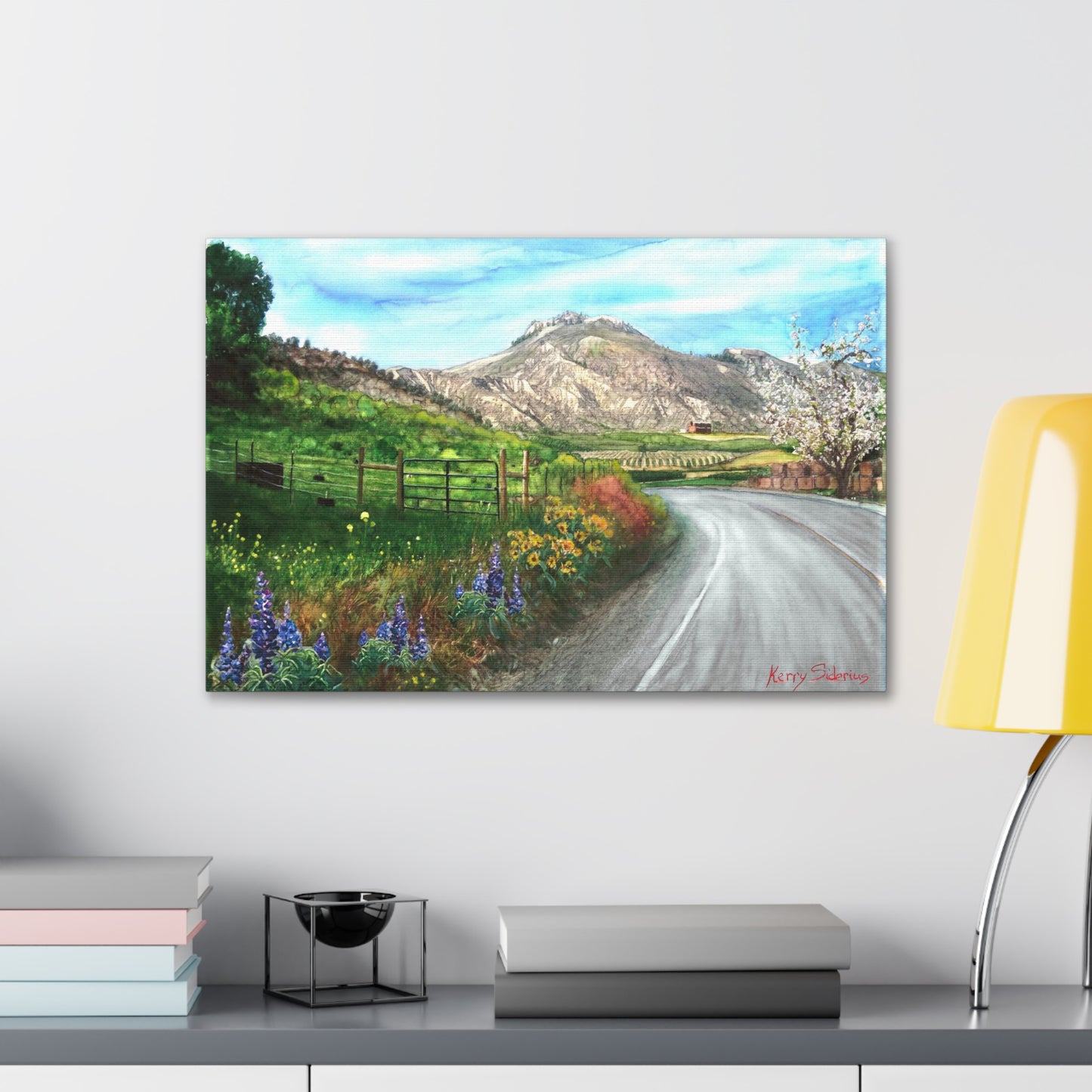 "The Road Home" Gallery Wrapped Canvas - Kerry Siderius Art