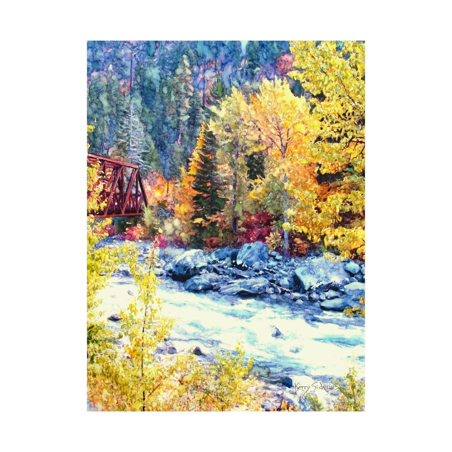 "The Bridge Over Tumwater Canyon" Matte Print