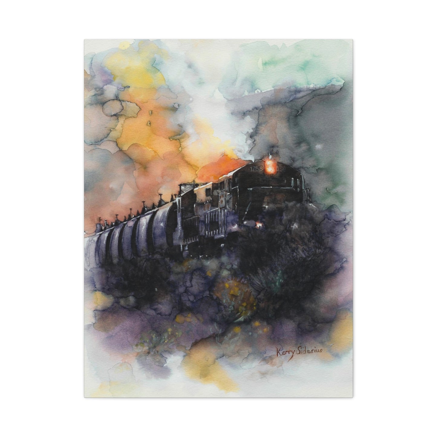 "Wenatchee to Omak and Back" Canvas Gallery Wrap