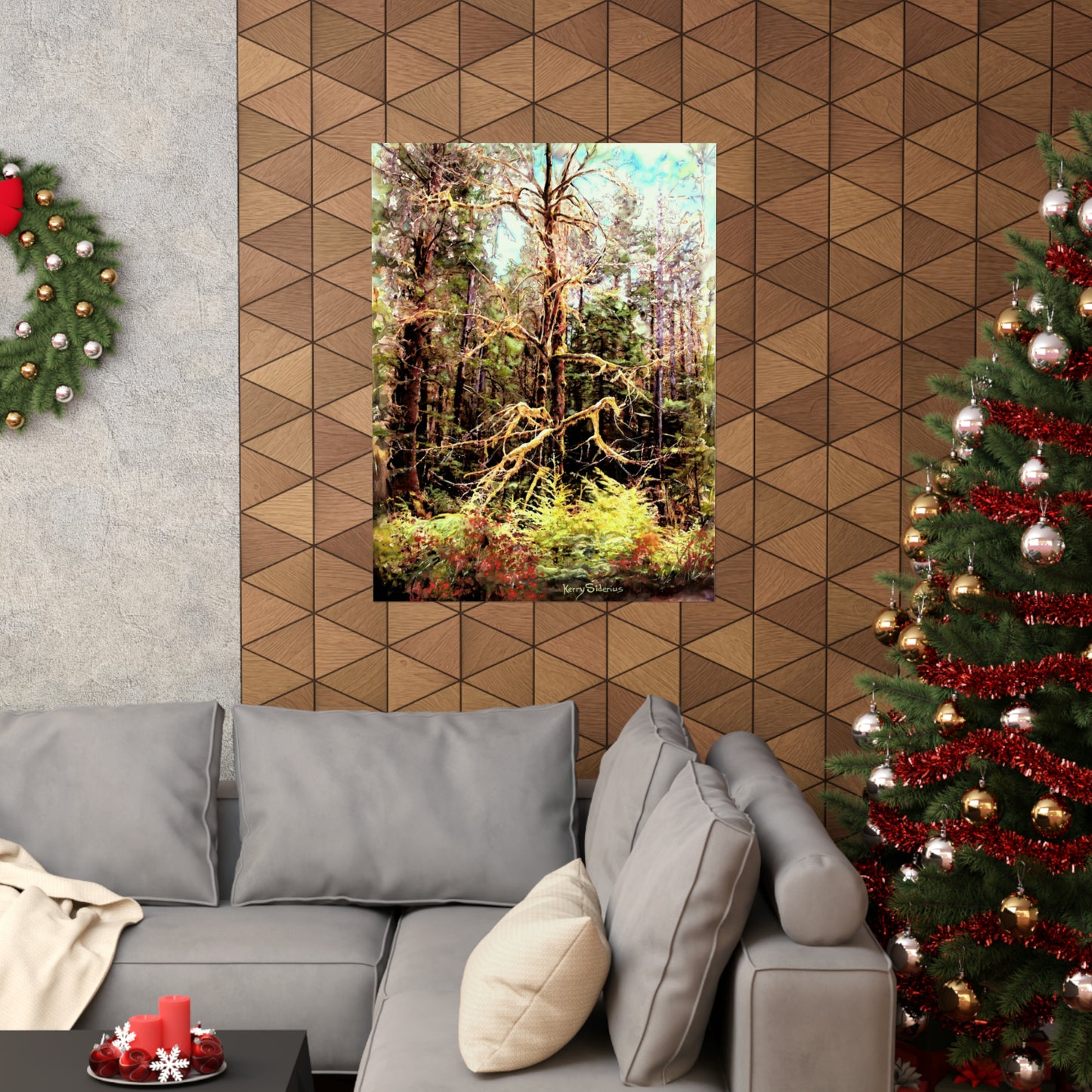 "Mossy Tree on Snoqualmie Pass" Archival Poster Print