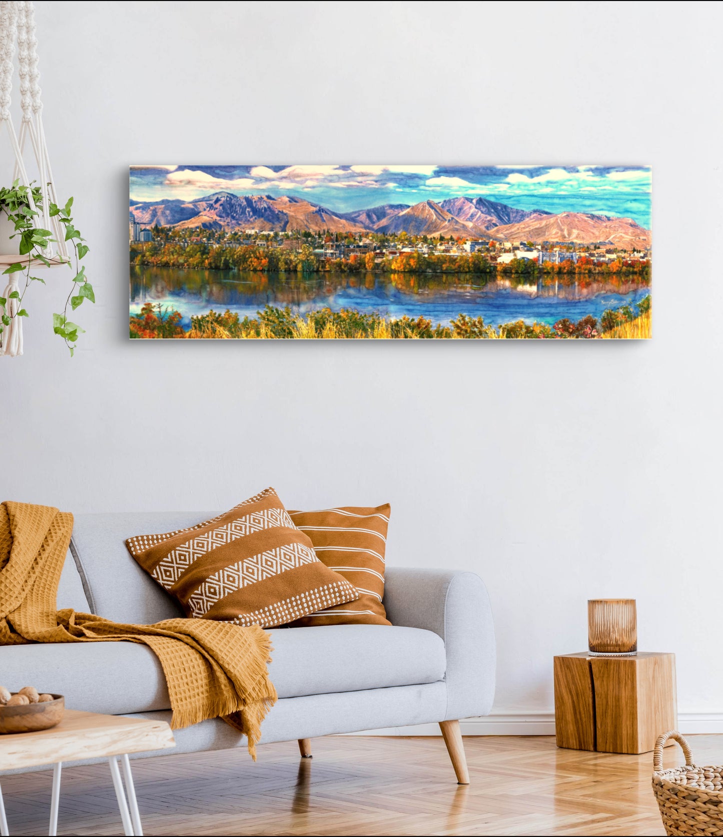 "Wenatchee View" Stretched Canvas (60x20)