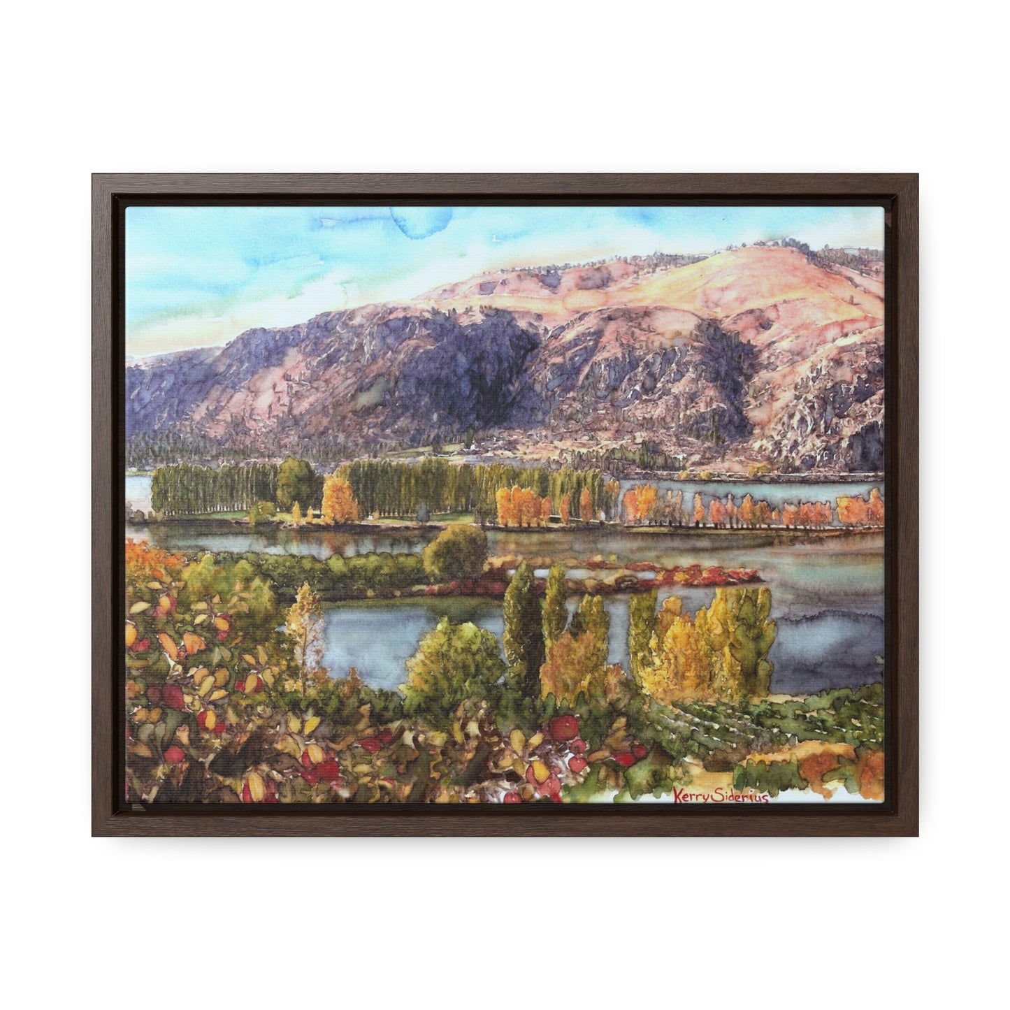 "Daroga Park" Gallery Wrapped Wood-Framed Canvas - Kerry Siderius Art