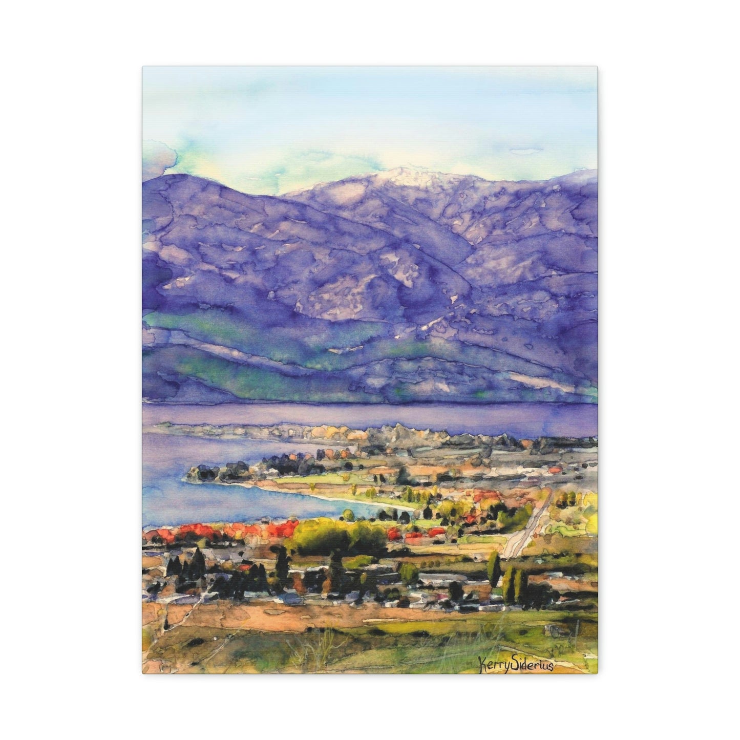 "Wapato Point, March" Gallery Wrapped Canvas - Kerry Siderius Art