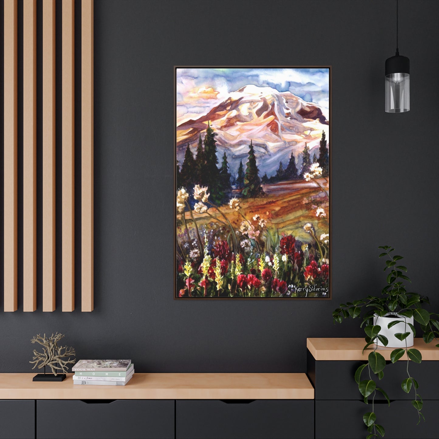 "Rainier" Gallery Wrapped Wood-Framed Canvas - Kerry Siderius Art
