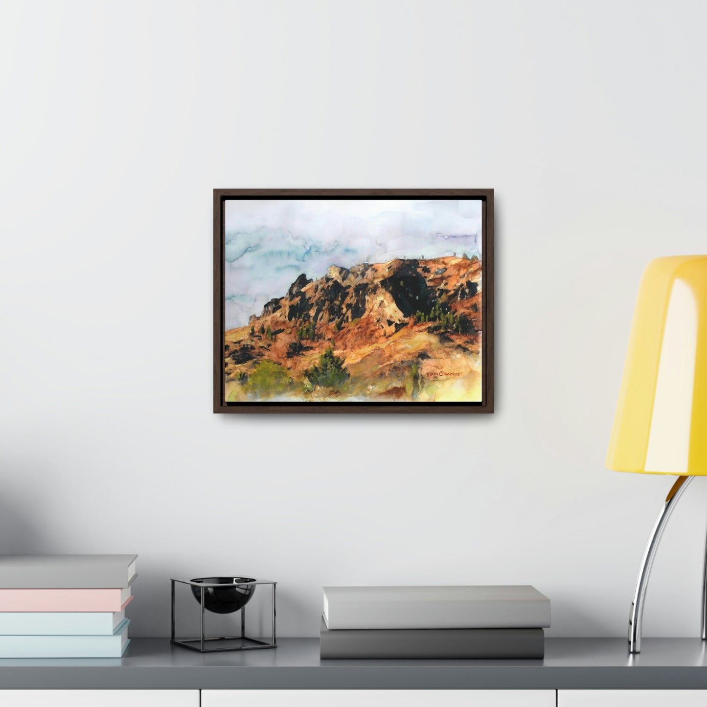 "Saddle Rock, Early Spring" Wood-Framed Gallery Wrapped Canvas - Kerry Siderius Art