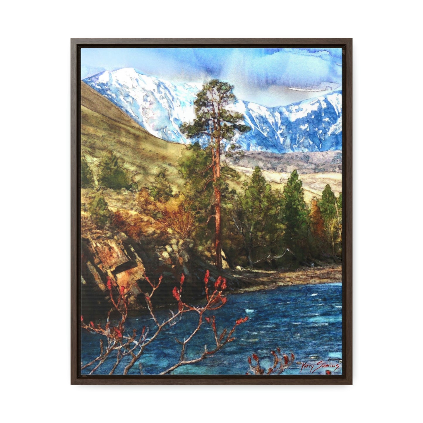 "If I Were A Tree" Gallery Wrapped Wood-Framed Canvas - Kerry Siderius Art