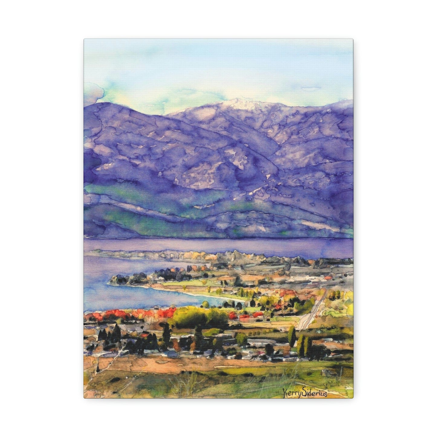 "Wapato Point, March" Gallery Wrapped Canvas - Kerry Siderius Art