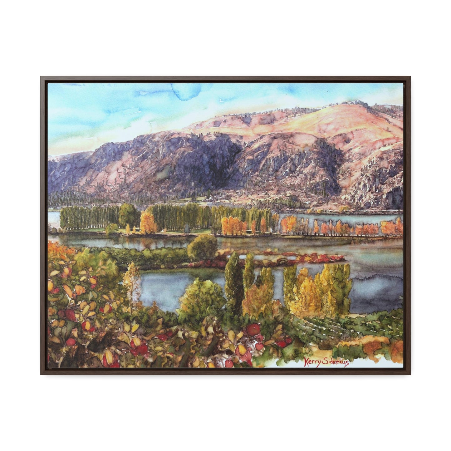 "Daroga Park" Gallery Wrapped Wood-Framed Canvas - Kerry Siderius Art