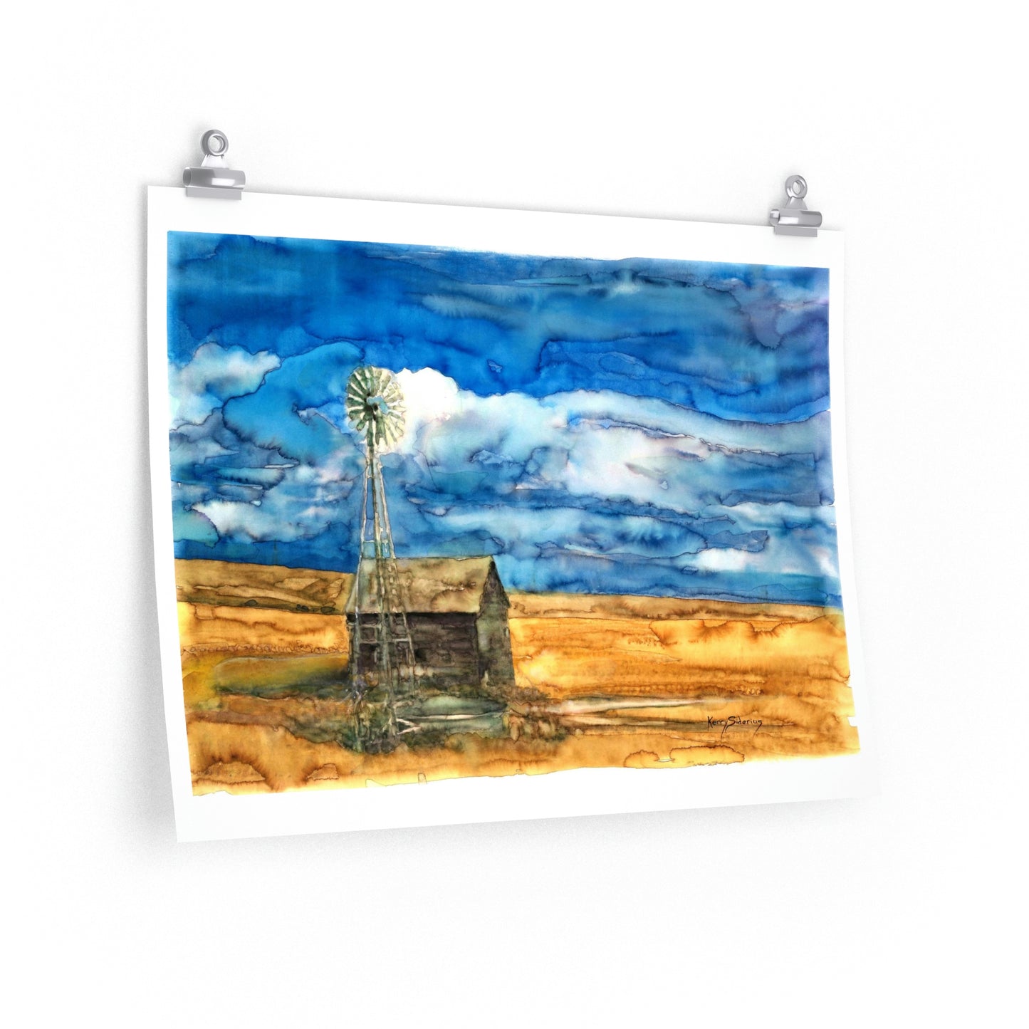 "Waterville Windmill" Archival Poster Print - Kerry Siderius Art
