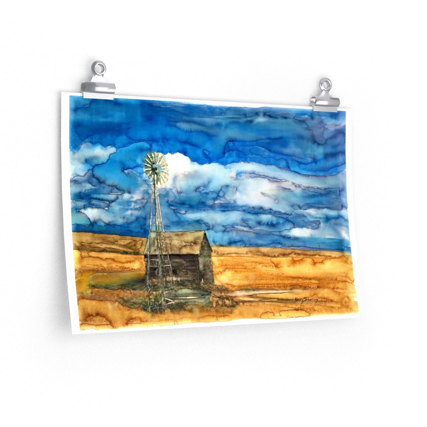 "Waterville Windmill" Archival Poster Print - Kerry Siderius Art